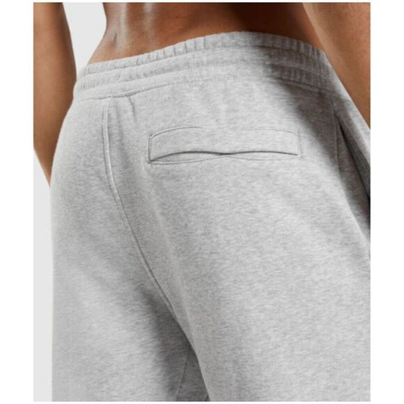 Gymshark Crest Slim Jogger Pants Mens Large Light Grey New Sweatpants - Picture 3 of 11
